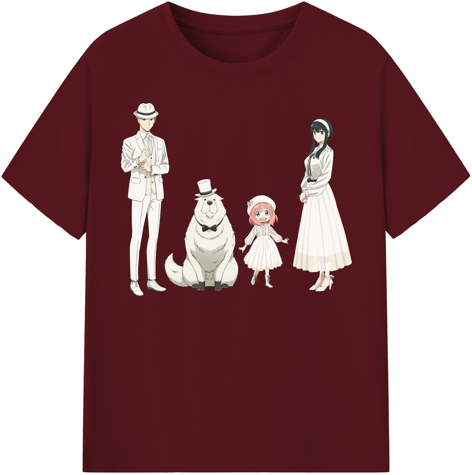 （画像用） SPY×FAMILY间谍家家酒 綿100％半袖Tシャツ（フロントプリント）